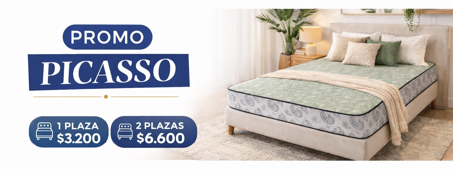 Línea Picasso 1 plaza 13 cm alto