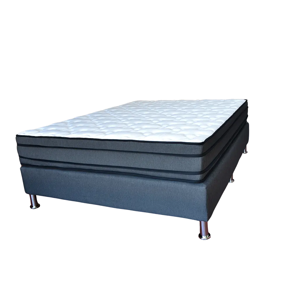 COLCHÓN ESPUMA + SOMMIER MILAN DENSIDAD 38