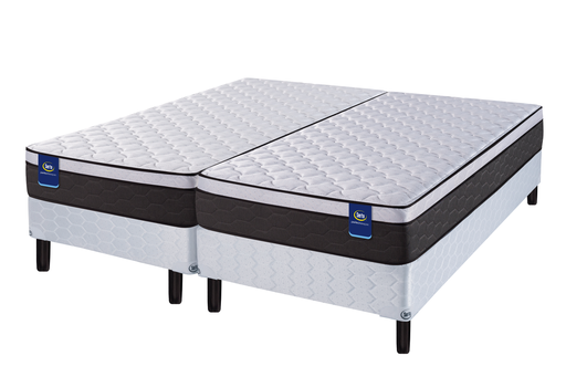 COLCHÓN RESORTES + SOMMIER SERTA H-900