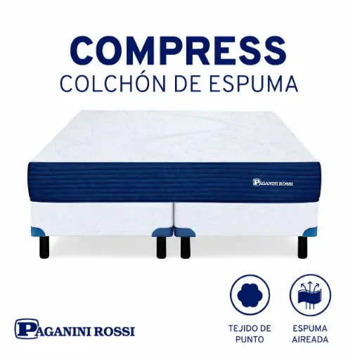 **DISCONTINUADO**   Colchón espuma: Compress densidad 30 (140x190x22cm)