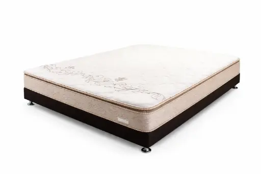Colchón Gold C/Pillow D38 + Box 140x190 + Jgo de toallas PROMO